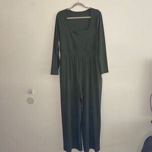 CURVZY 3XL Olive Green Jumpsuit